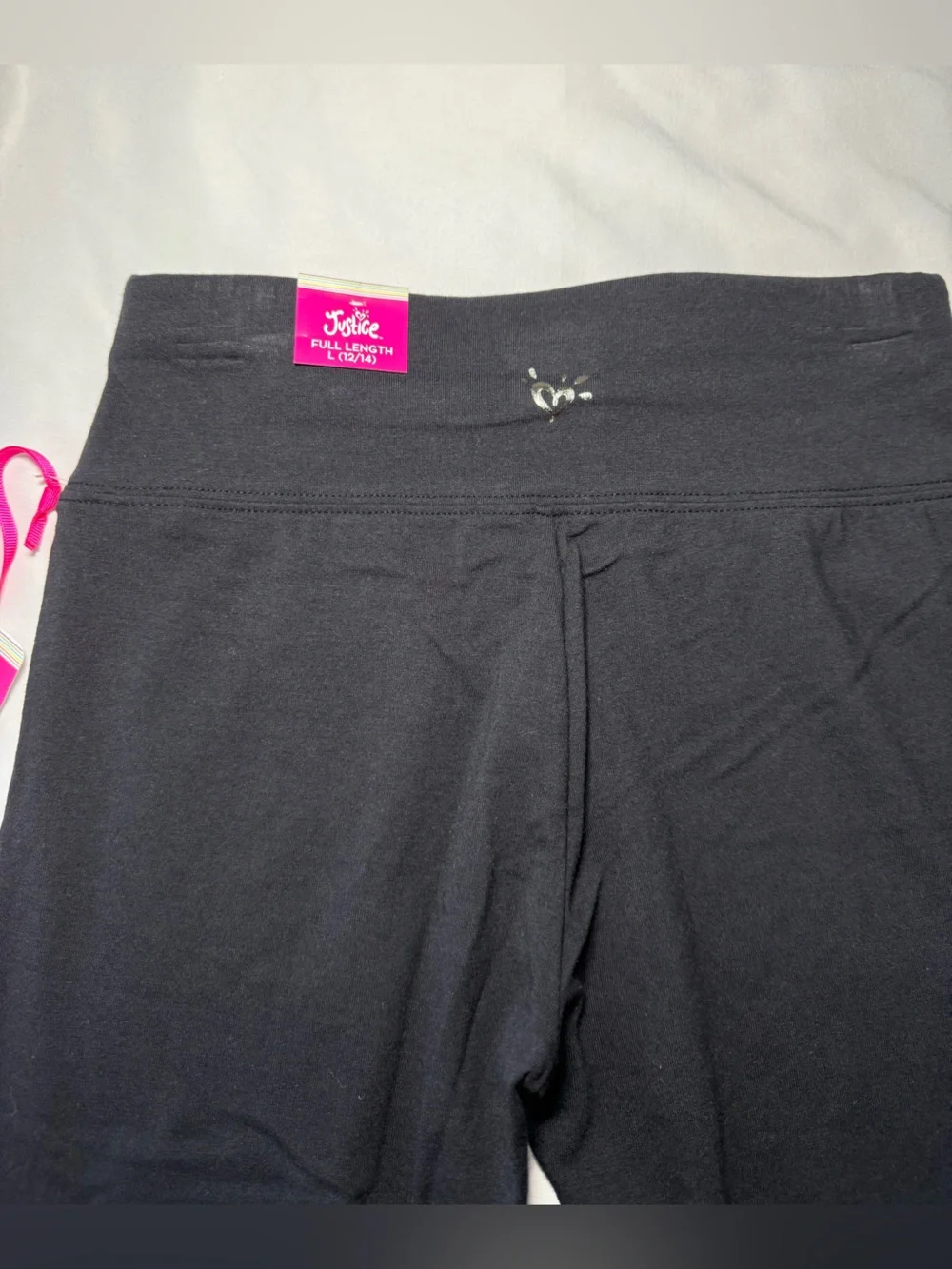 Justice Black Girls' Stretch Leggings